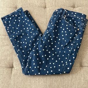 Madewell High Rise Slip Crop Boy Jean